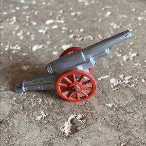 1930s antique Barclay Manoil USA Metal Artillery Cannon Toy Vintage